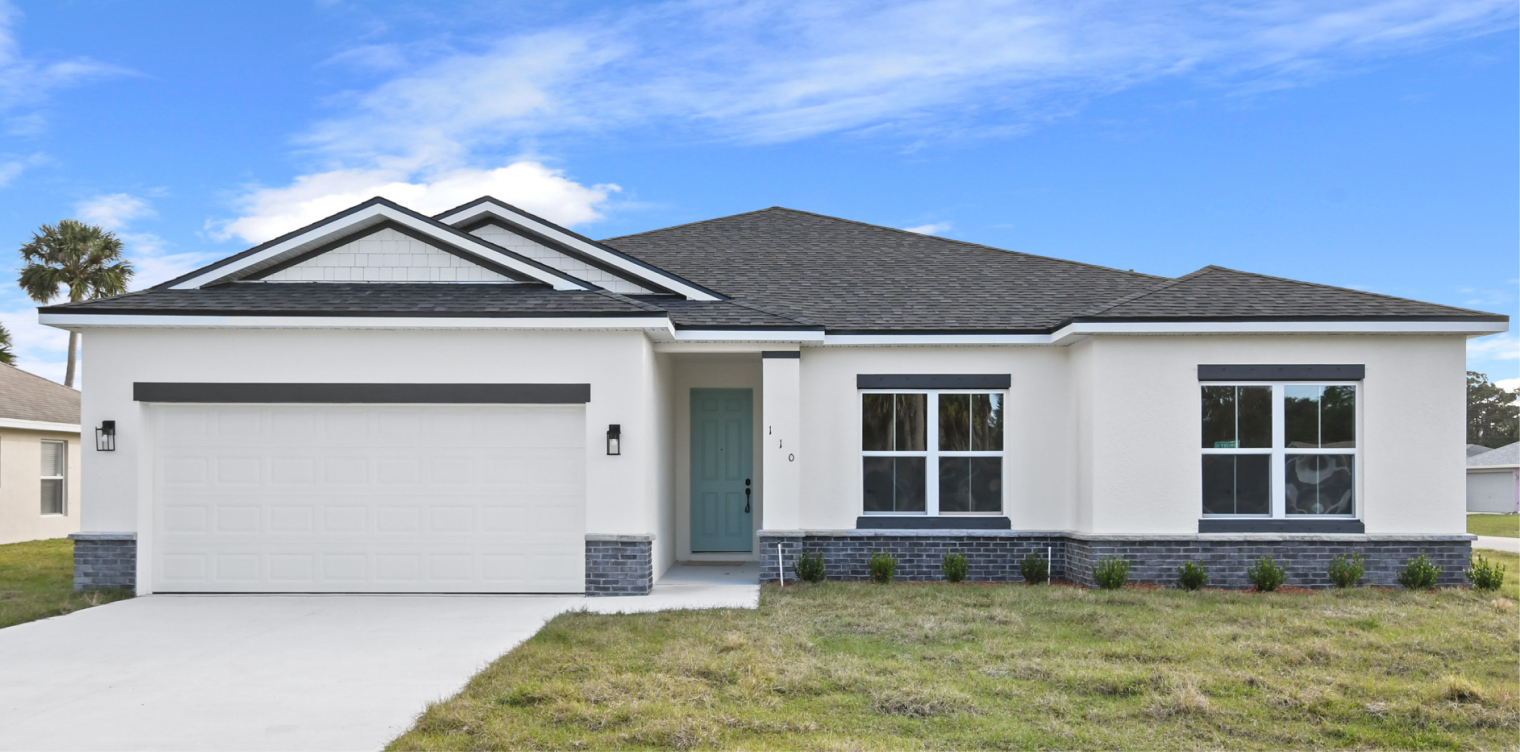 House exterior, white